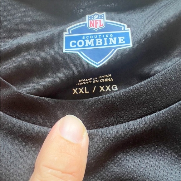 NWT Men's 2XL Pittsburgh Steelers Polyester NFL Scouting Combine Authentic Tee - Picture 4 of 6